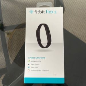 New in box Fitbit flex 2. Never opened. Love the one I already have! Black